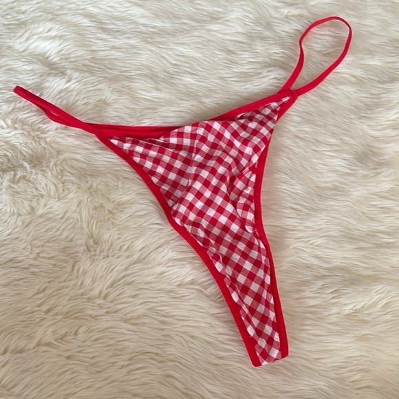Victoria’s Secret Vintage Gingham Thong - Picture 2 of 5